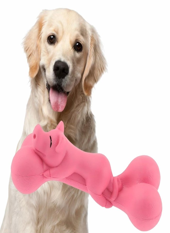 ويستيرن إرا لعبة خنزير على عظمة من العصر الغربي تصدر صوتاً عند الضغط عليها - لعبة قطيفة تفاعلية، أطلق العنان للمرح مع صديقك الأليف، رفيق مثالي للكلاب والقطط، مثالية لوقت اللعب والمضغ والتدليل، تدوم طويلاً لحيوانك الأليف المحبوب - Image 1